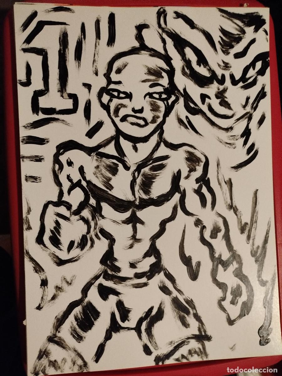 Otros objetos de arte: Lamina de pintura original DinA3 - Foto 1