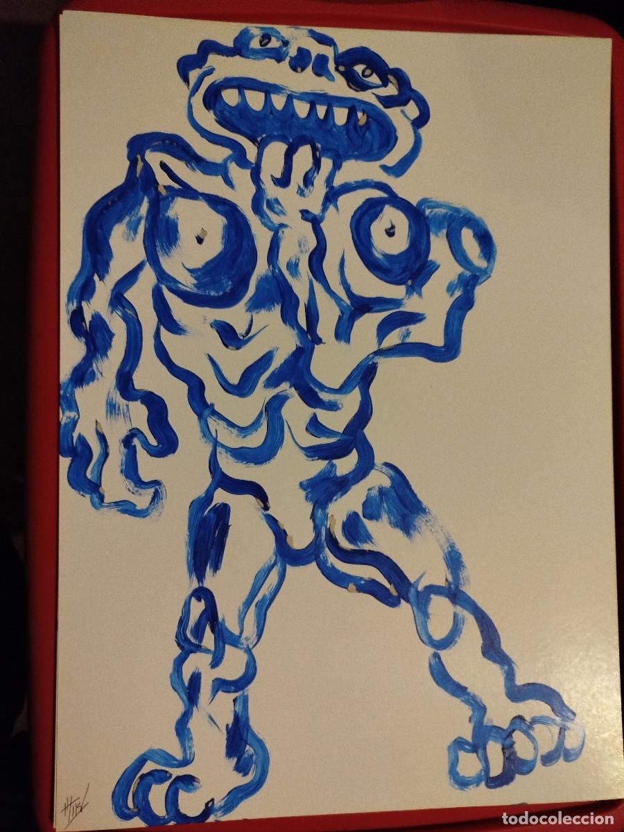 Otros objetos de arte: Lamina de pintura original DinA3 - Foto 1