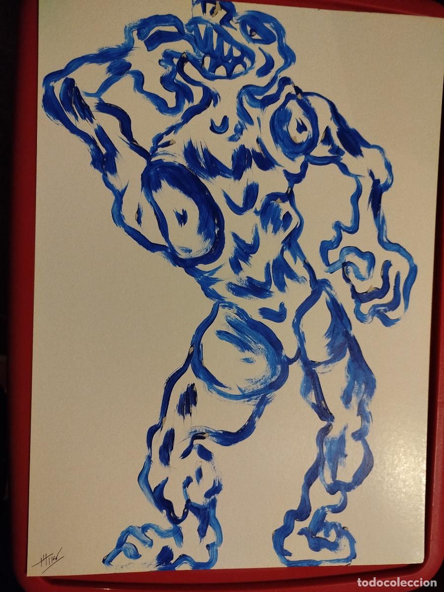 Otros objetos de arte: Lamina de pintura original DinA3 - Foto 1