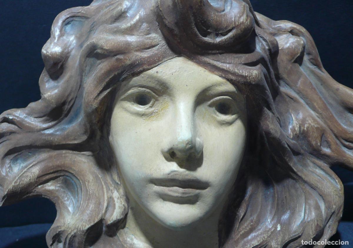 Otros objetos de arte: CARA DE MUJER MODERNISTA - Foto 2