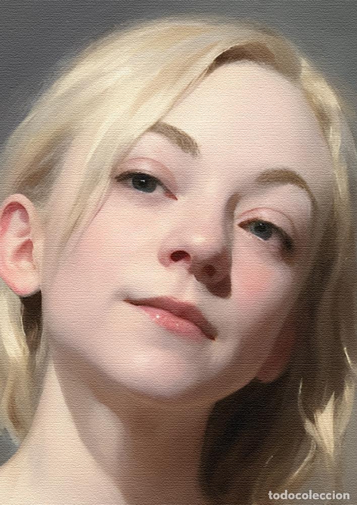 Otros objetos de arte: EMILY - IMPRESION EN LIENZO DE ALGOD&Oacute;N ( 73 X 54 cm ) - Foto 4