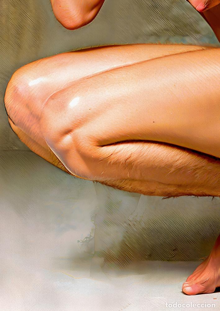 Otros objetos de arte: FAUN - IMPRESION EN LIENZO DE ALGOD&Oacute;N ( 73 X 54 cm ) - Foto 4