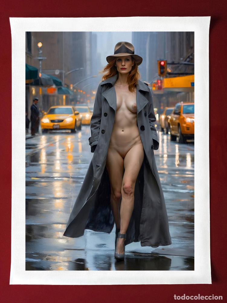Otros objetos de arte: PRIVATE DETECTIVE - IMPRESION EN LIENZO DE ALGOD&Oacute;N ( 73 X 54 cm ) - Foto 5