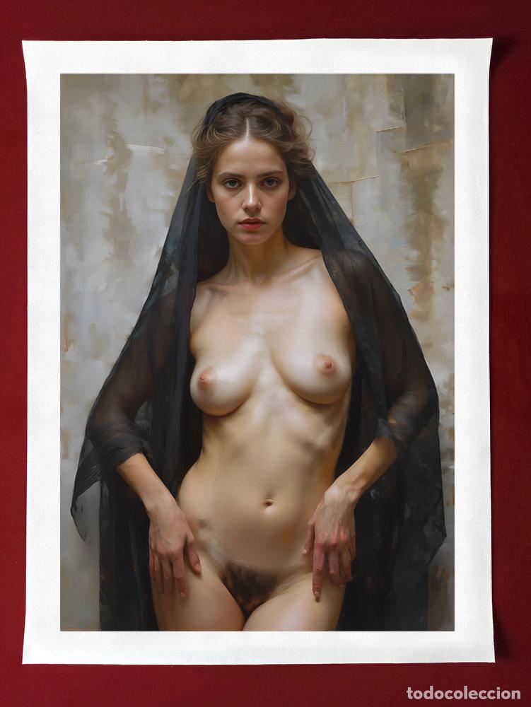 Otros objetos de arte: SHAWL III - IMPRESION EN LIENZO DE ALGOD&Oacute;N ( 73 X 54 cm ) - Foto 5