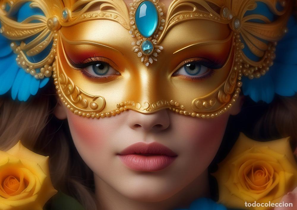 Otros objetos de arte: THE MASK - IMPRESION EN LIENZO DE ALGOD&Oacute;N ( 73 X 54 cm ) - Foto 2