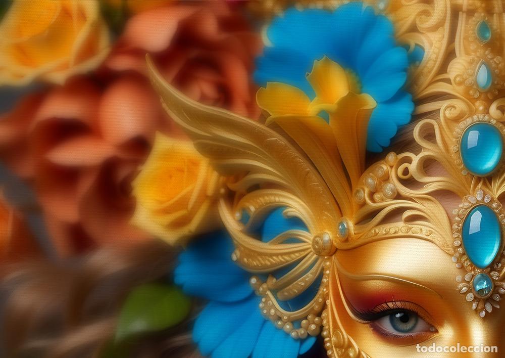 Otros objetos de arte: THE MASK - IMPRESION EN LIENZO DE ALGOD&Oacute;N ( 73 X 54 cm ) - Foto 3