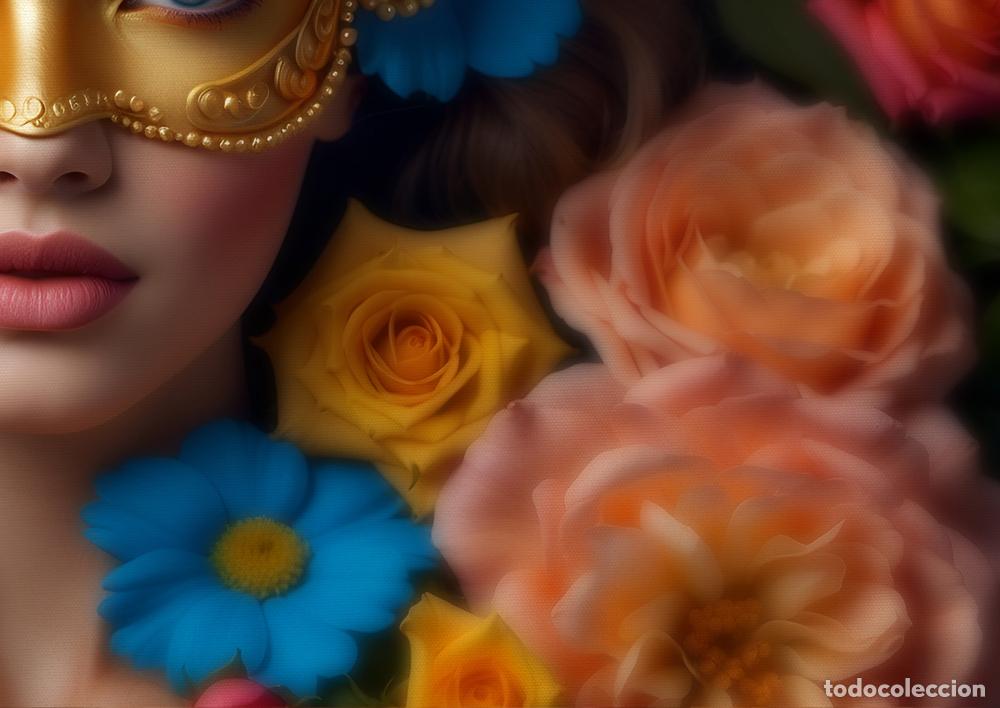 Otros objetos de arte: THE MASK - IMPRESION EN LIENZO DE ALGOD&Oacute;N ( 73 X 54 cm ) - Foto 4
