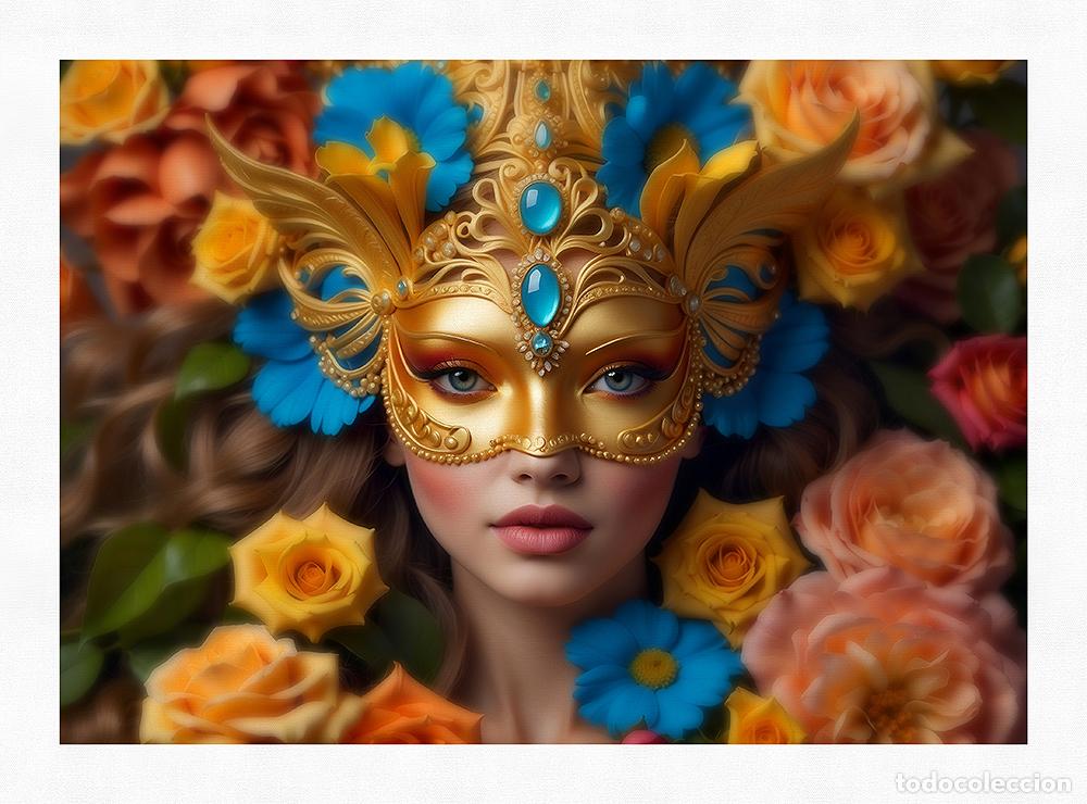 Otros objetos de arte: THE MASK - IMPRESION EN LIENZO DE ALGOD&Oacute;N ( 73 X 54 cm ) - Foto 5