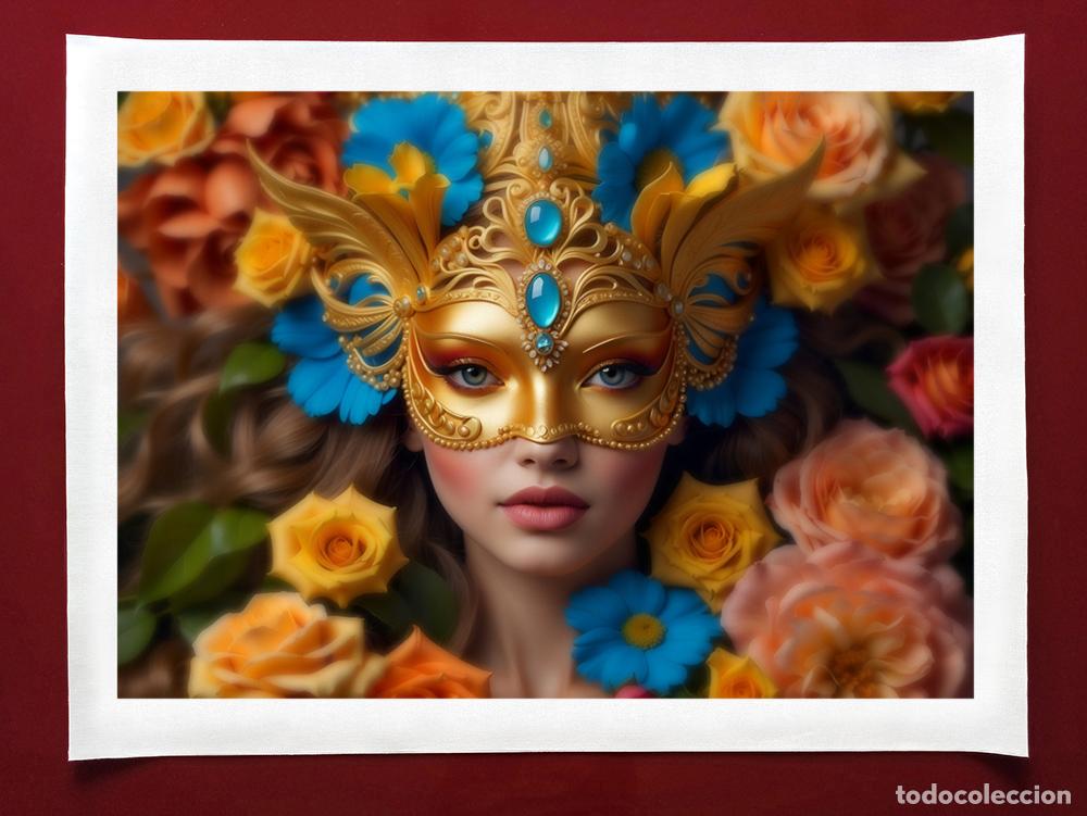 Otros objetos de arte: THE MASK - IMPRESION EN LIENZO DE ALGOD&Oacute;N ( 73 X 54 cm ) - Foto 6