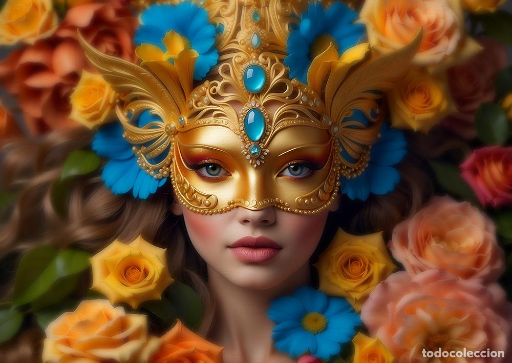 Otros objetos de arte: THE MASK - IMPRESION EN LIENZO DE ALGOD&Oacute;N ( 73 X 54 cm ) - Foto 1