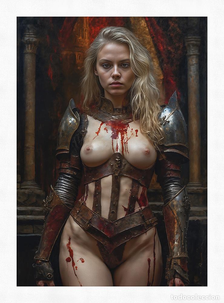 Otros objetos de arte: UNDEFEATED - IMPRESION EN LIENZO DE ALGOD&Oacute;N ( 73 X 54 cm ) - Foto 4