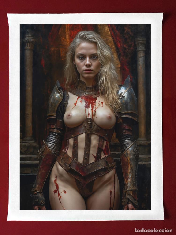 Otros objetos de arte: UNDEFEATED - IMPRESION EN LIENZO DE ALGOD&Oacute;N ( 73 X 54 cm ) - Foto 5