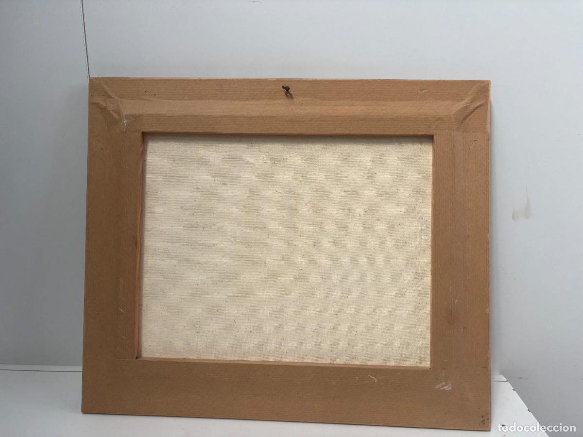Otros objetos de arte: CUADRO OLEO SOBRE LIENZO PLAYA - Foto 3