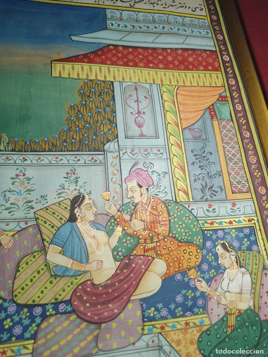 Otros objetos de arte: Pinturas miniatura india - Foto 5