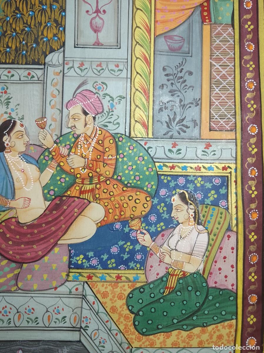 Otros objetos de arte: Pinturas miniatura india - Foto 6