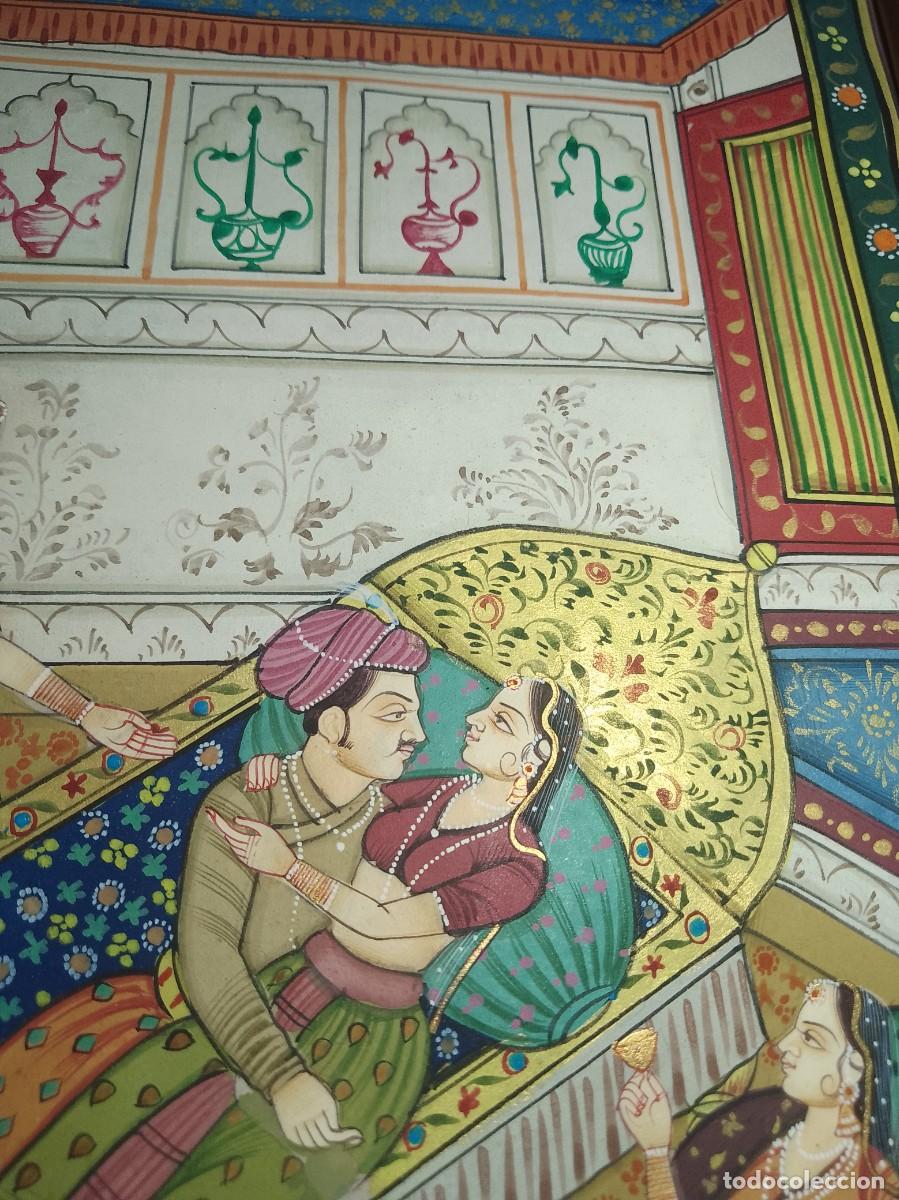 Otros objetos de arte: Pinturas miniatura india - Foto 12