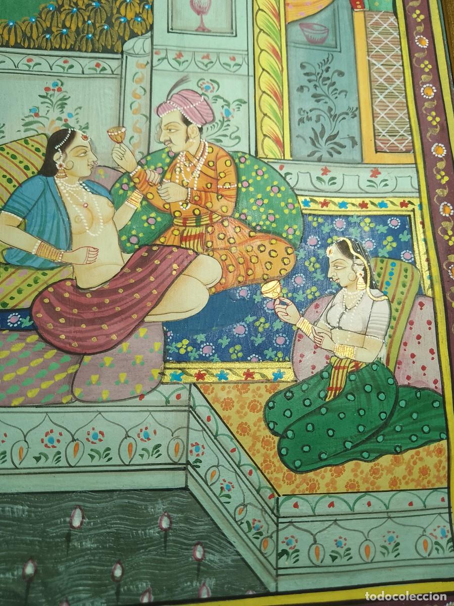 Otros objetos de arte: Pinturas miniatura india - Foto 8
