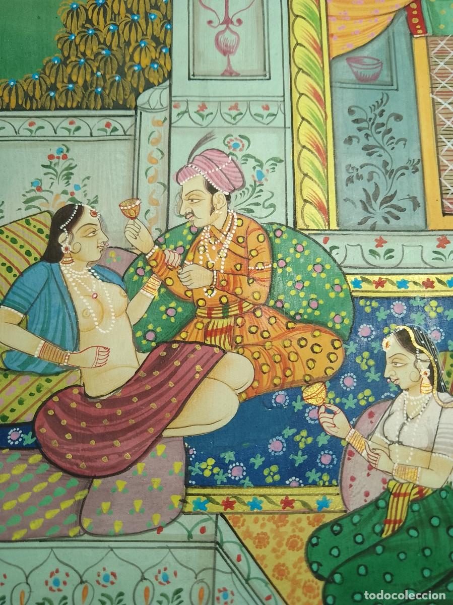 Otros objetos de arte: Pinturas miniatura india - Foto 4