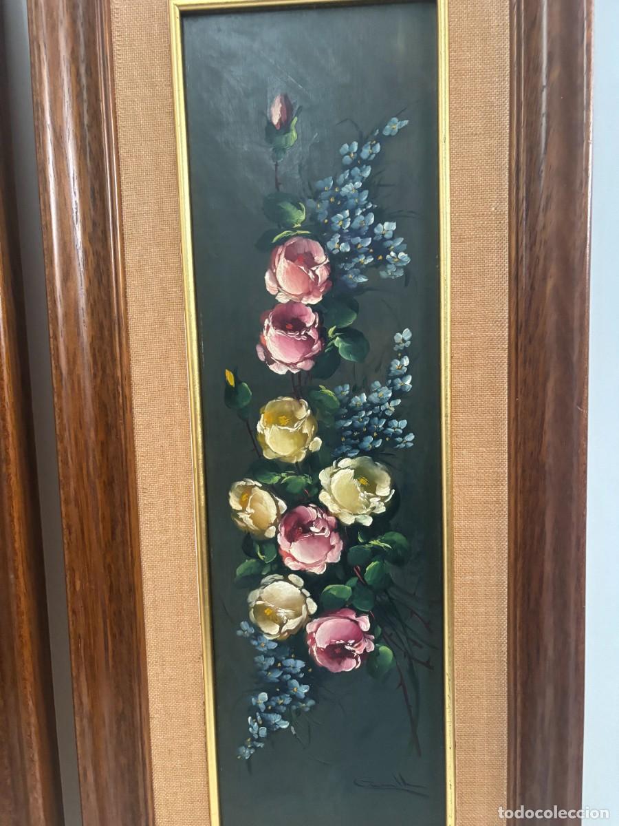 Otros objetos de arte: CUADROS OLEO SOBRE TABLA CON FIRMA - Foto 2