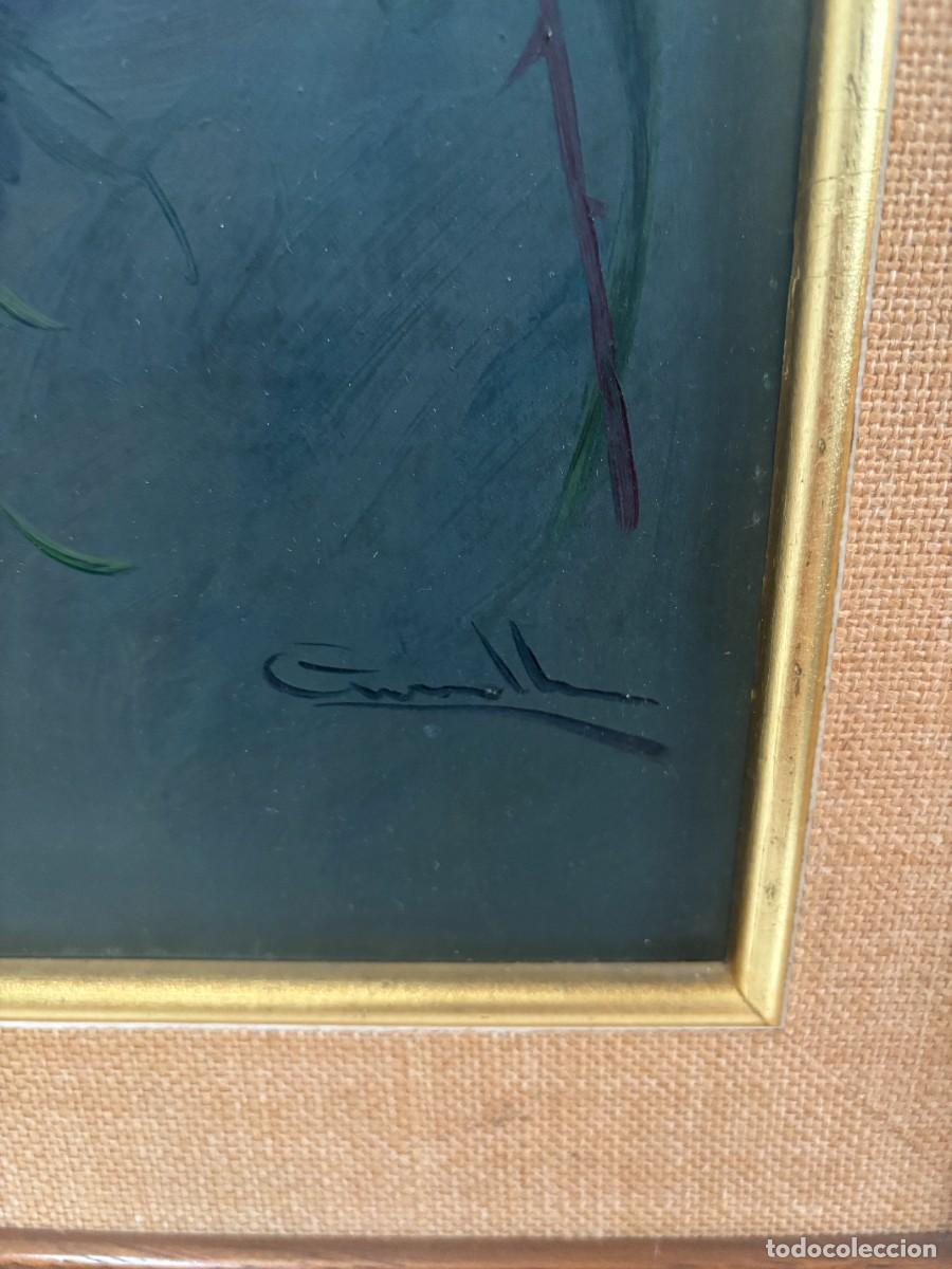 Otros objetos de arte: CUADROS OLEO SOBRE TABLA CON FIRMA - Foto 4
