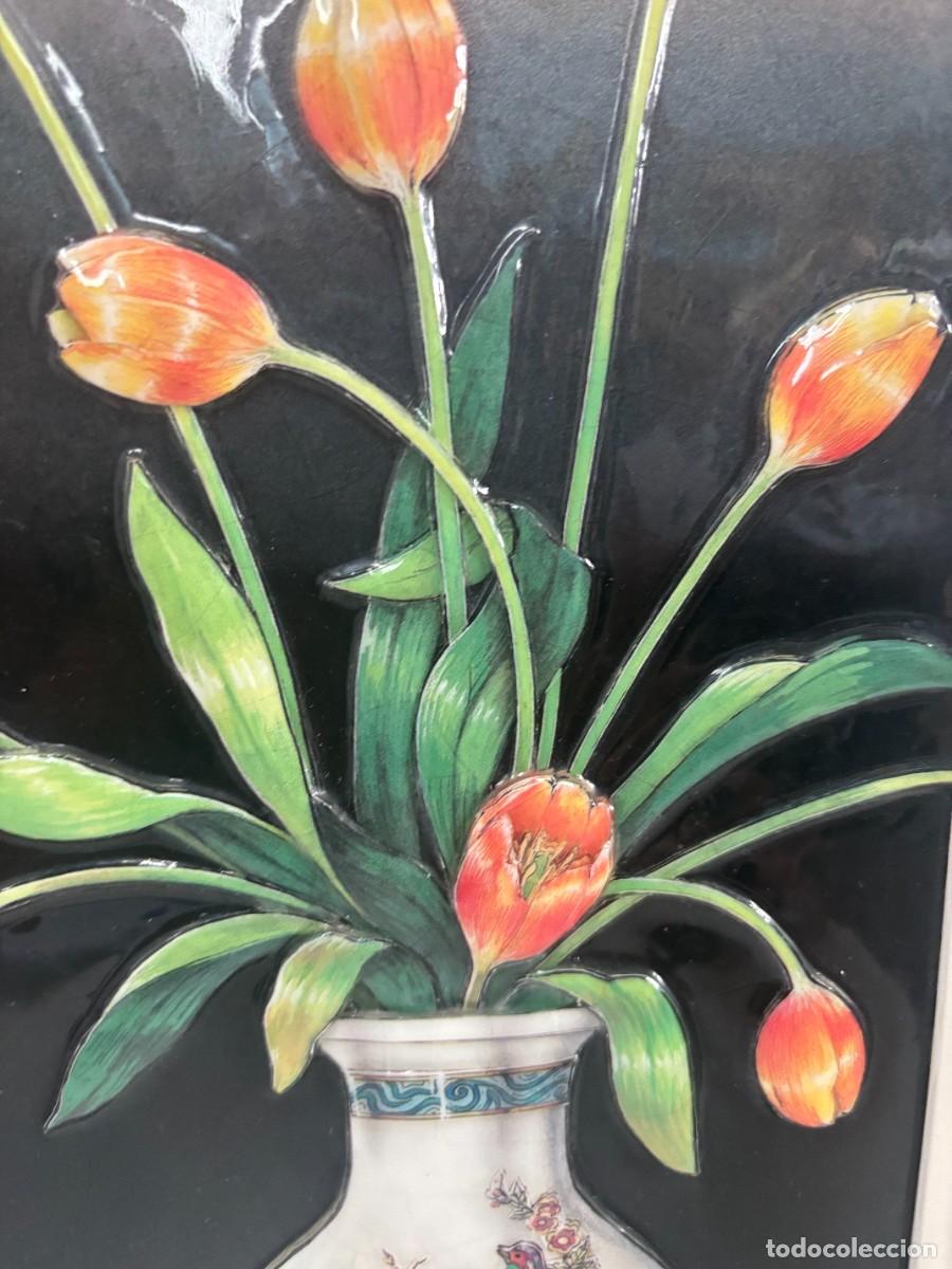 Otros objetos de arte: CUADROS LITOGRAFIA ESMALTADA EN RELIEVE - Foto 4