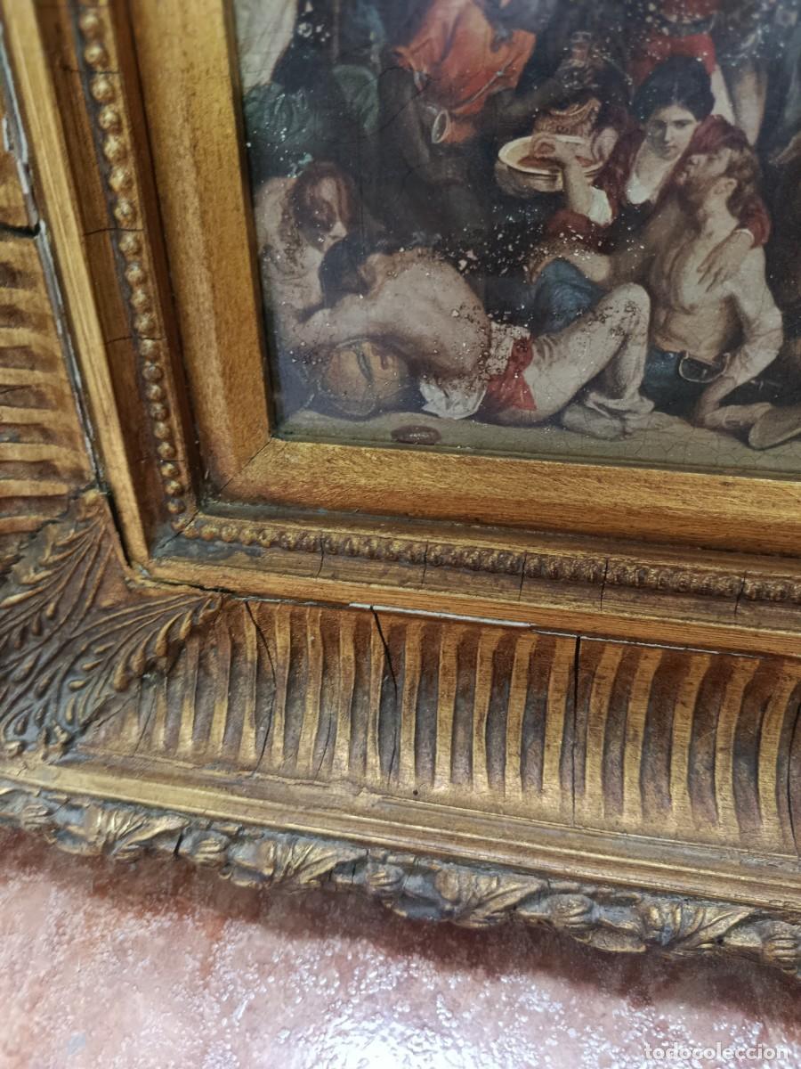 Otros objetos de arte: Cuadro muerte de Nelson.Marco de Carvers & Hilders - Foto 7