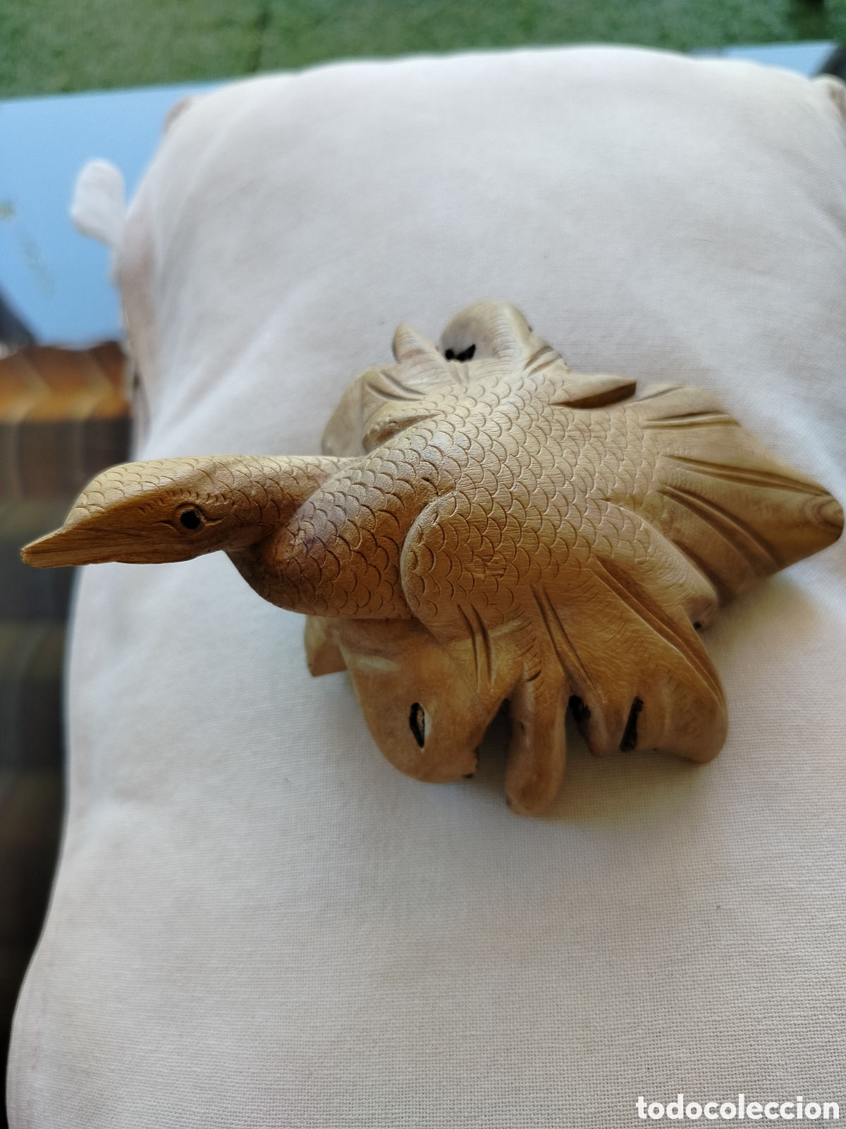 Otros objetos de arte: Talla en Madera de Ave. - Foto 2
