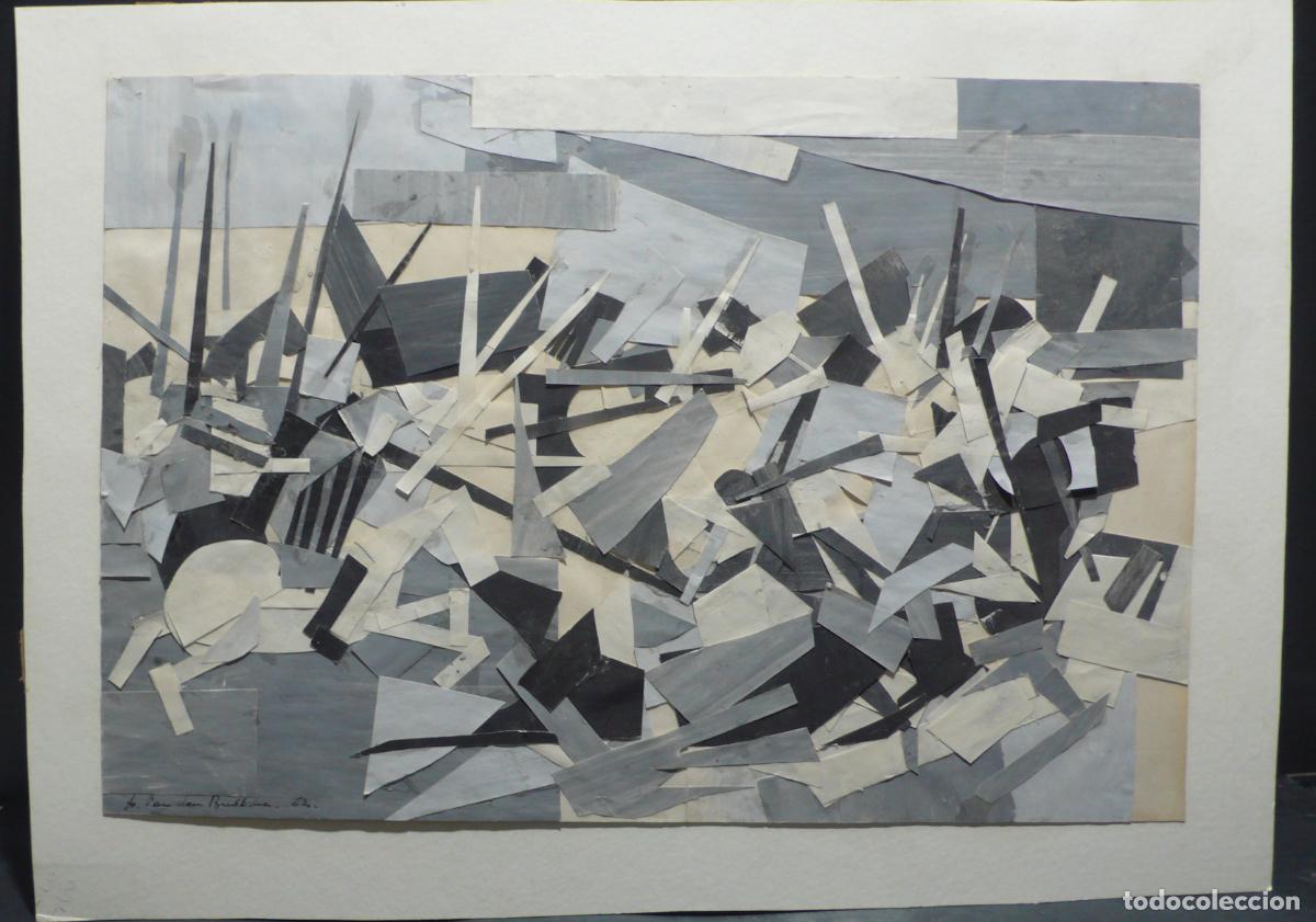 Otros objetos de arte: COLLAGE DE BATALLA CON CABALLOS - Foto 1