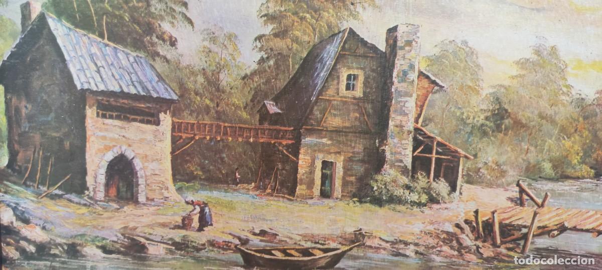 Otros objetos de arte: CUADRO R&Uacute;STICO DE ESTILO ANTIGUO - Foto 6