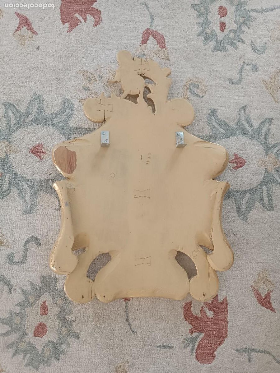 Otros objetos de arte: Escudo en madera recubierto de pan de oro - Foto 5