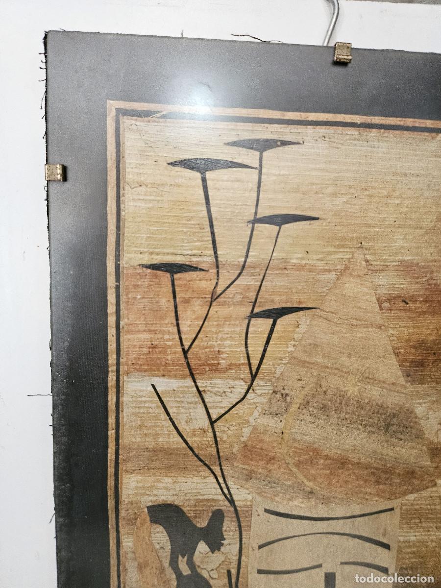 Otros objetos de arte: cuadro africano en papiro - Foto 2