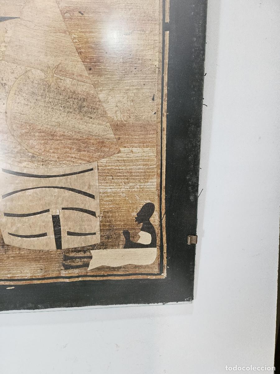 Otros objetos de arte: cuadro africano en papiro - Foto 3