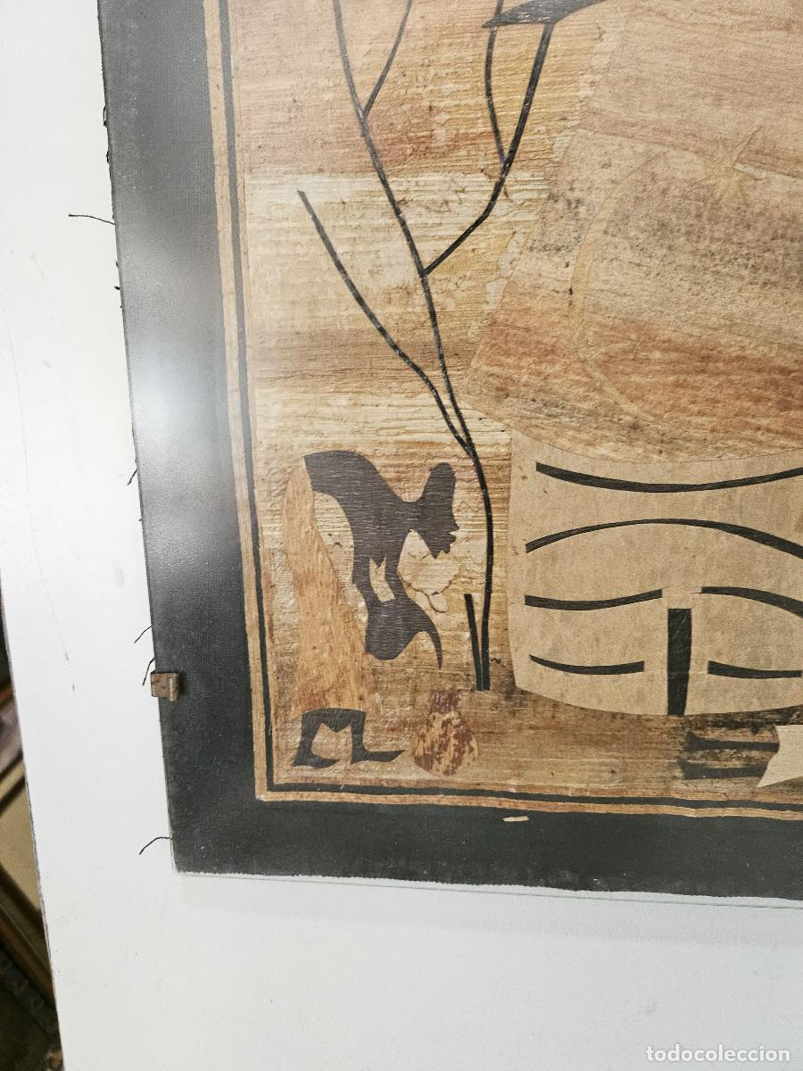 Otros objetos de arte: cuadro africano en papiro - Foto 4