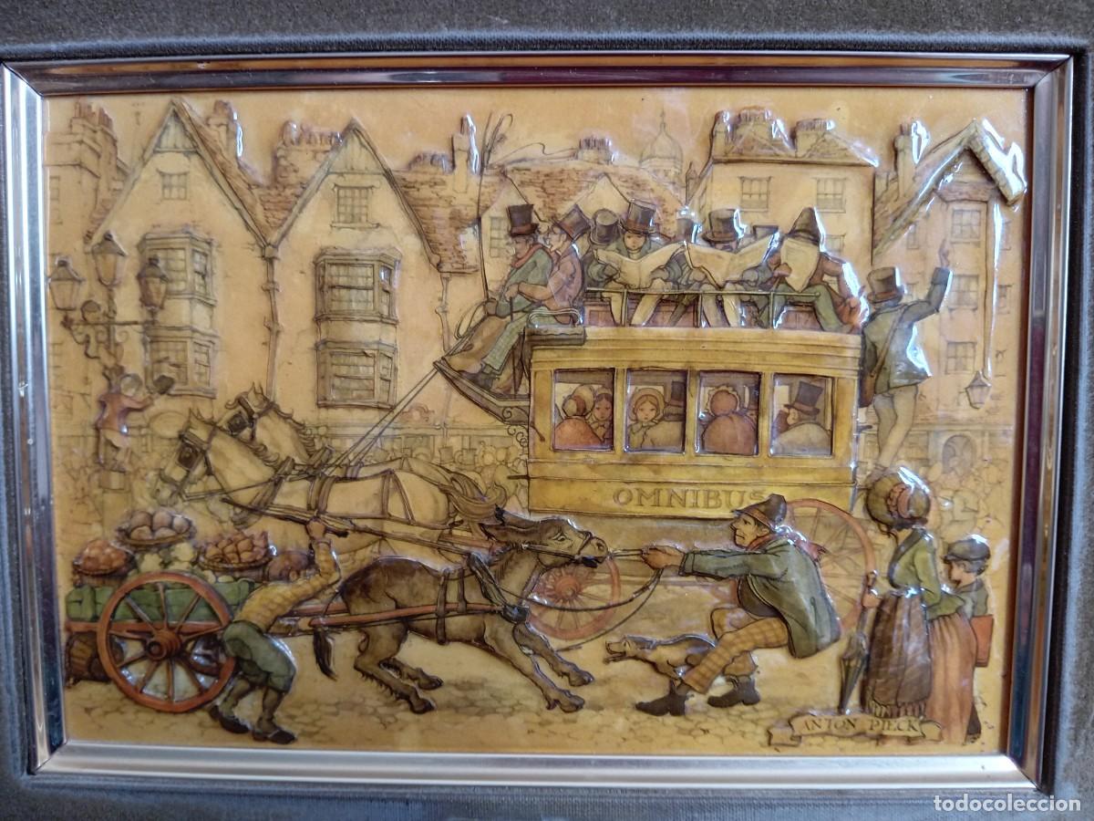 Otros objetos de arte: Ant&oacute;n Piezk, omnibus en relieve d&eacute;cada de los 70 - Foto 2