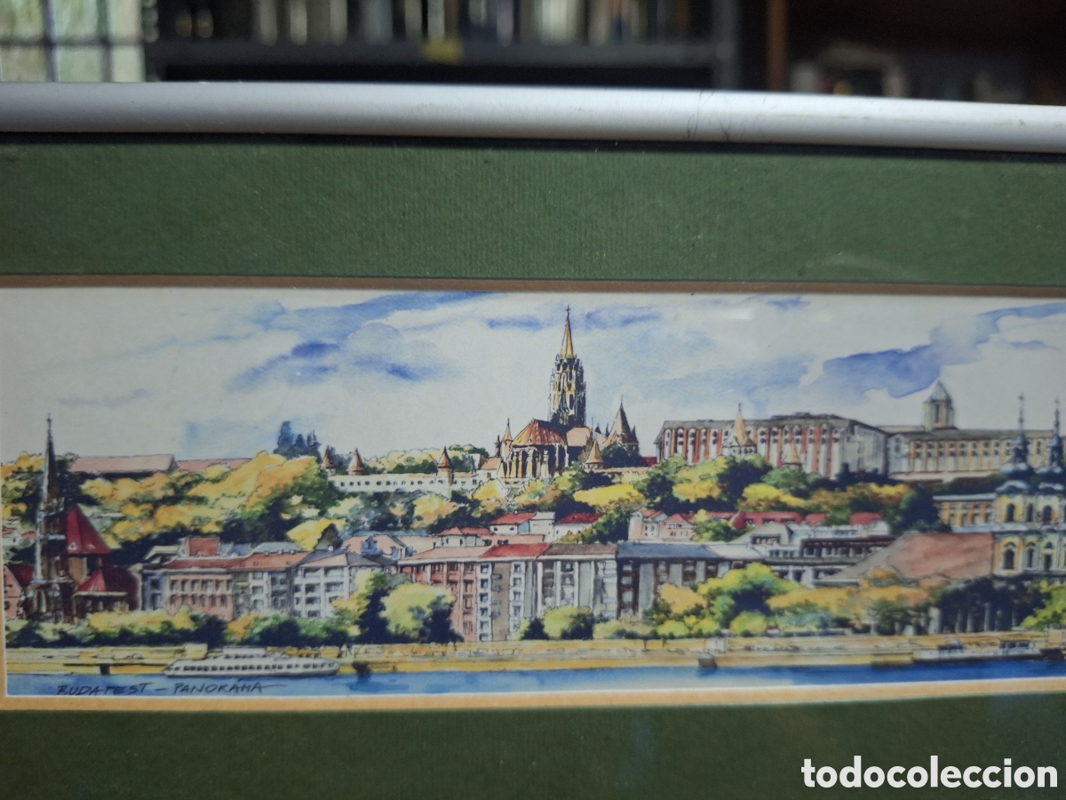 Otros objetos de arte: Cuadro panor&aacute;mica Budapest - Foto 2