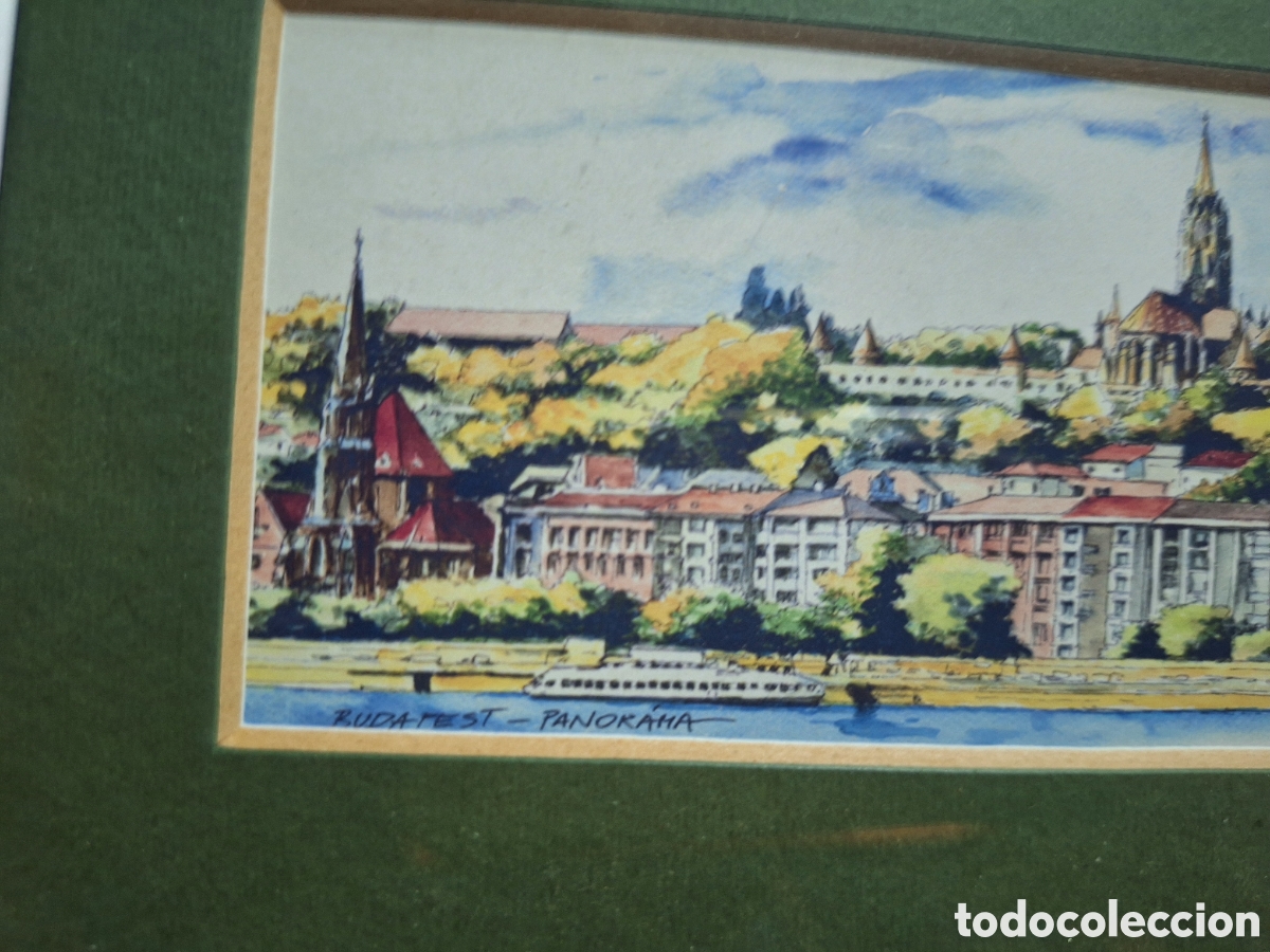 Otros objetos de arte: Cuadro panor&aacute;mica Budapest - Foto 4