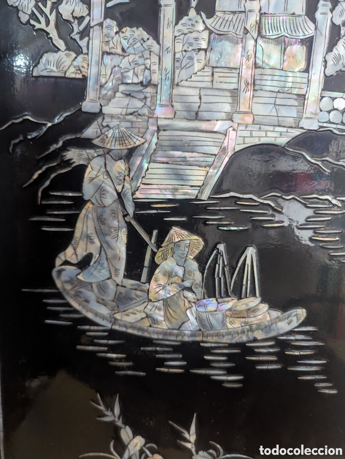 Otros objetos de arte: PANEL LACADO MADREPERLA - Foto 2