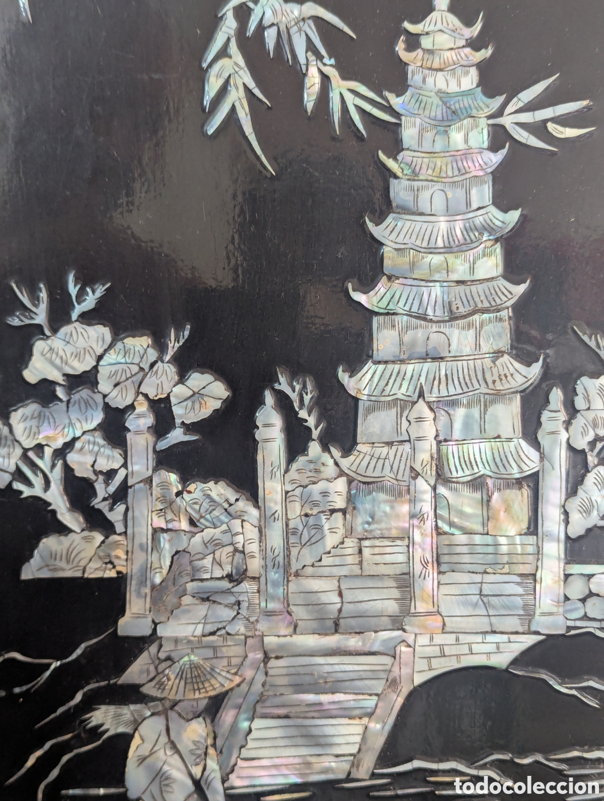 Otros objetos de arte: PANEL LACADO MADREPERLA - Foto 3