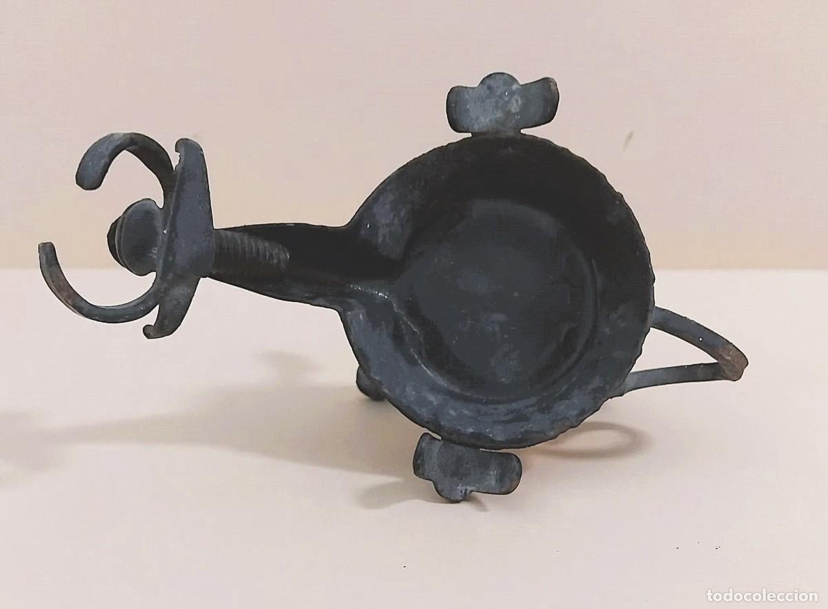 Otros objetos de arte: Candil reconvertido en cenicero de toro - Foto 4
