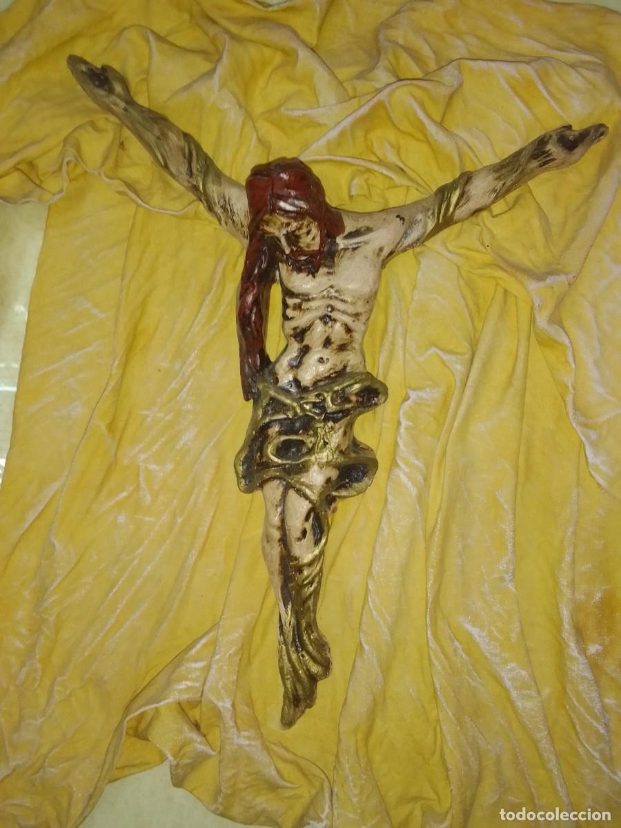 Otros objetos de arte: Cuadro de Cristo sobre s&aacute;bana tipo collage - Foto 2
