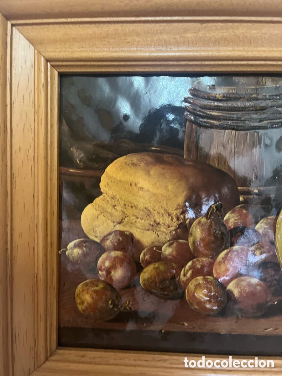 Otros objetos de arte: CUADRO DIBUJO PLASTIFICADO MARCO MADERA - Foto 7