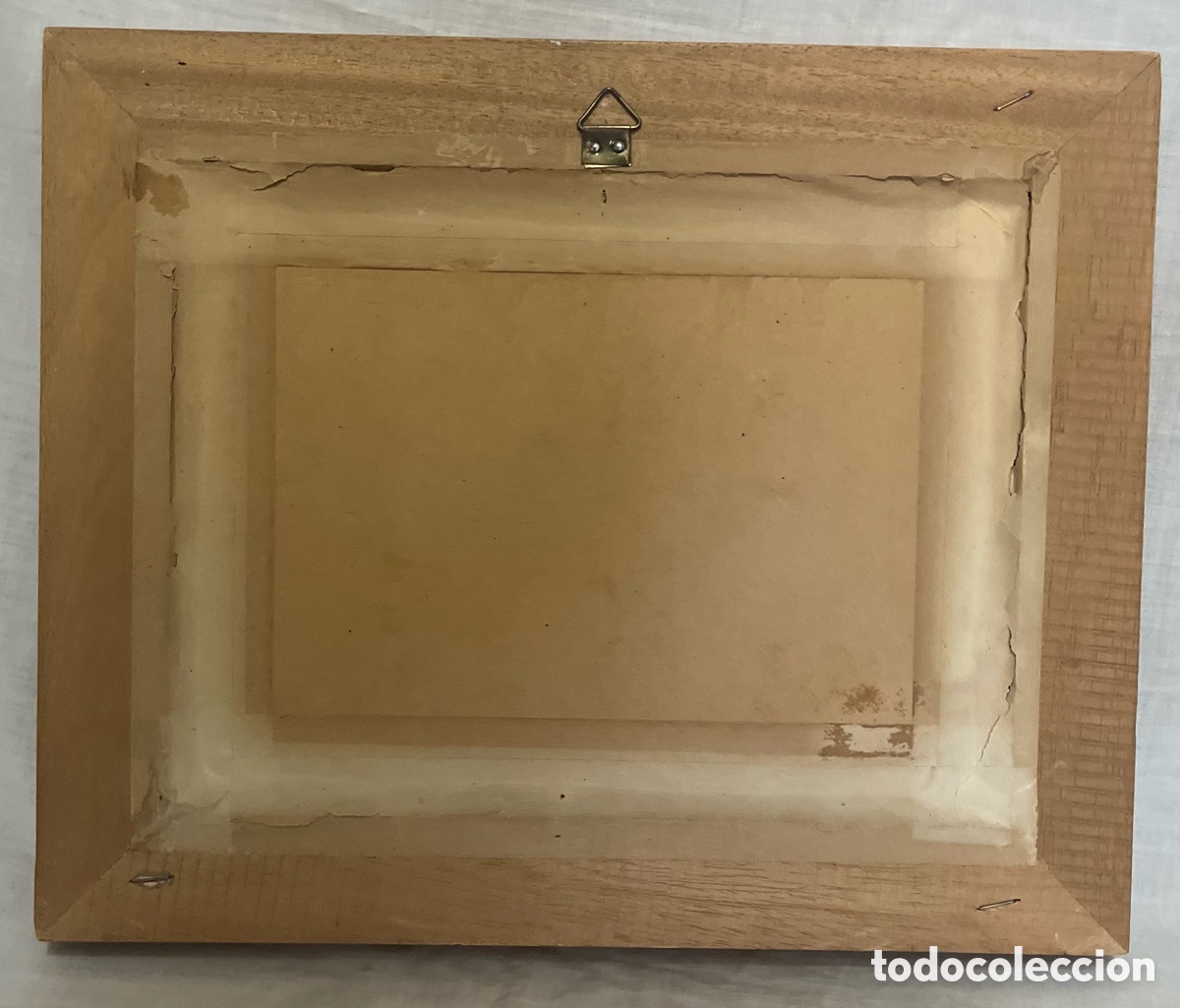 Otros objetos de arte: CUADRO DIBUJO PLASTIFICADO MARCO MADERA - Foto 8