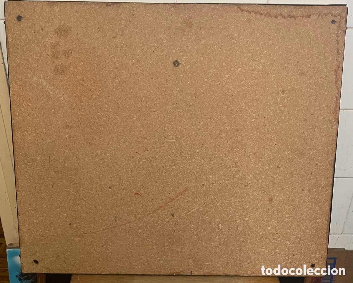Otros objetos de arte: Cuadro sobre madera , 55 x 48 cm - Foto 8