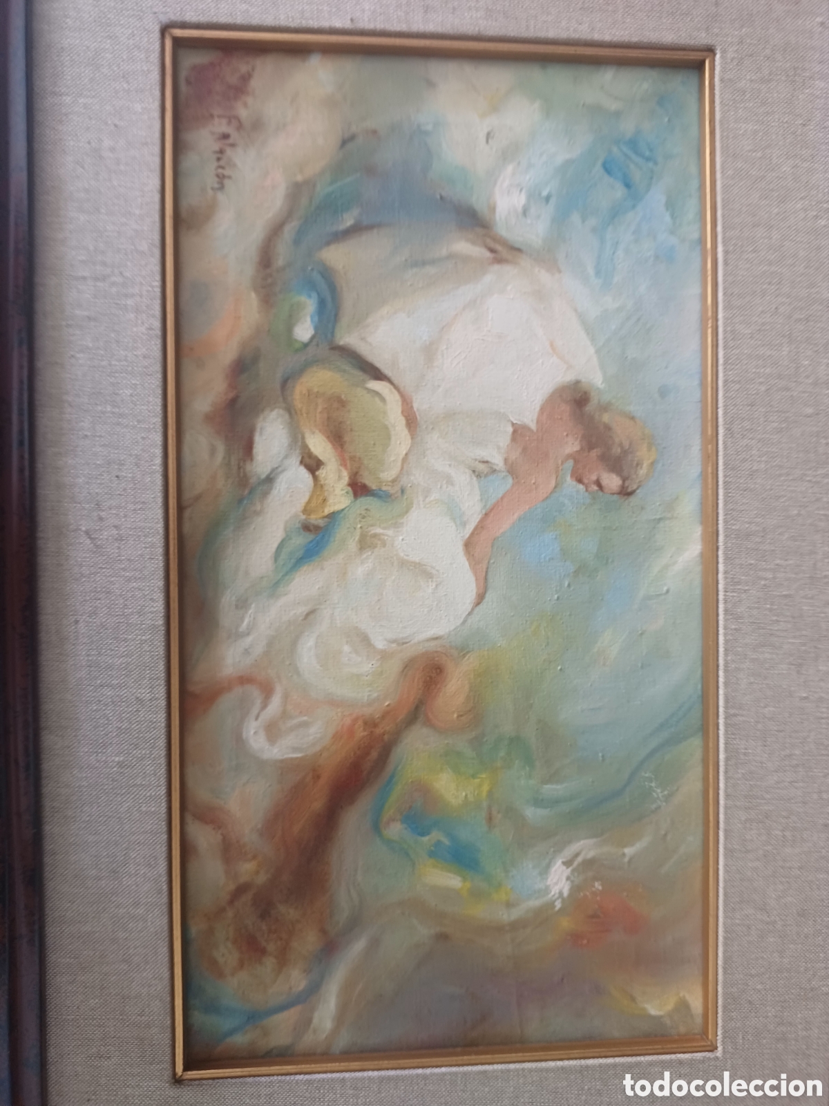 Otros objetos de arte: F.alarcon &rdquo; mujer de espaldas&rdquo; - Foto 1