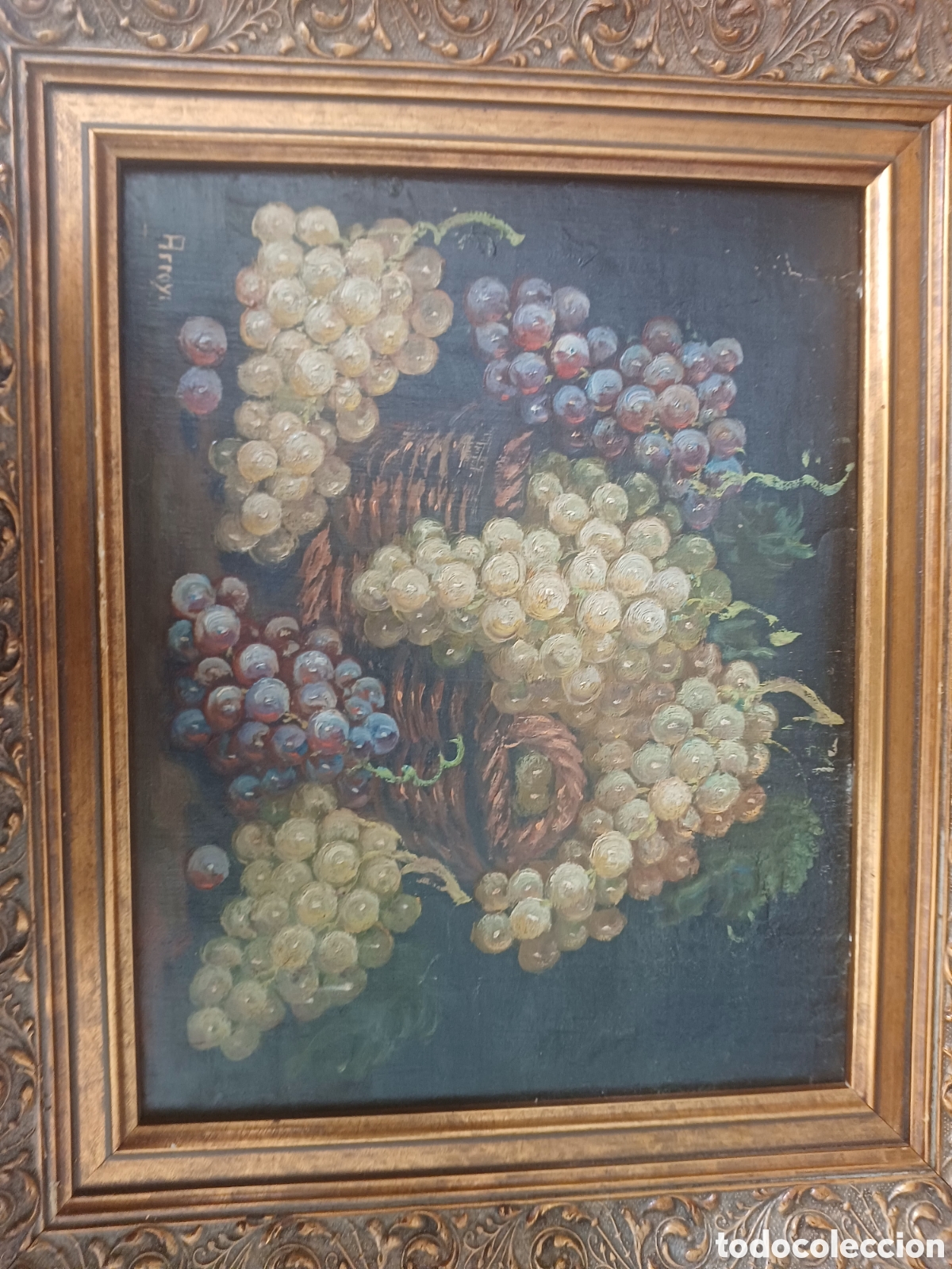 Otros objetos de arte: Arroyo &rdquo;Pareja de bodegones&rdquo; s.xx - Foto 2