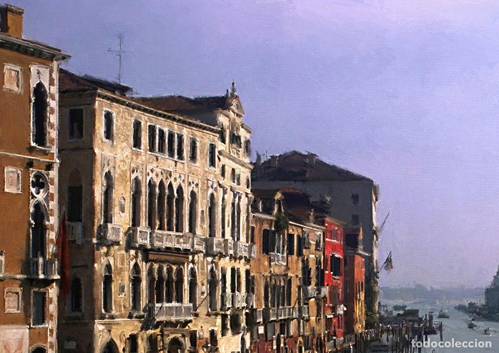 Otros objetos de arte: DAWN OVER VENICE - IMPRESION EN LIENZO DE ALGOD&Oacute;N ( 73 X 54 cm ) - Foto 2