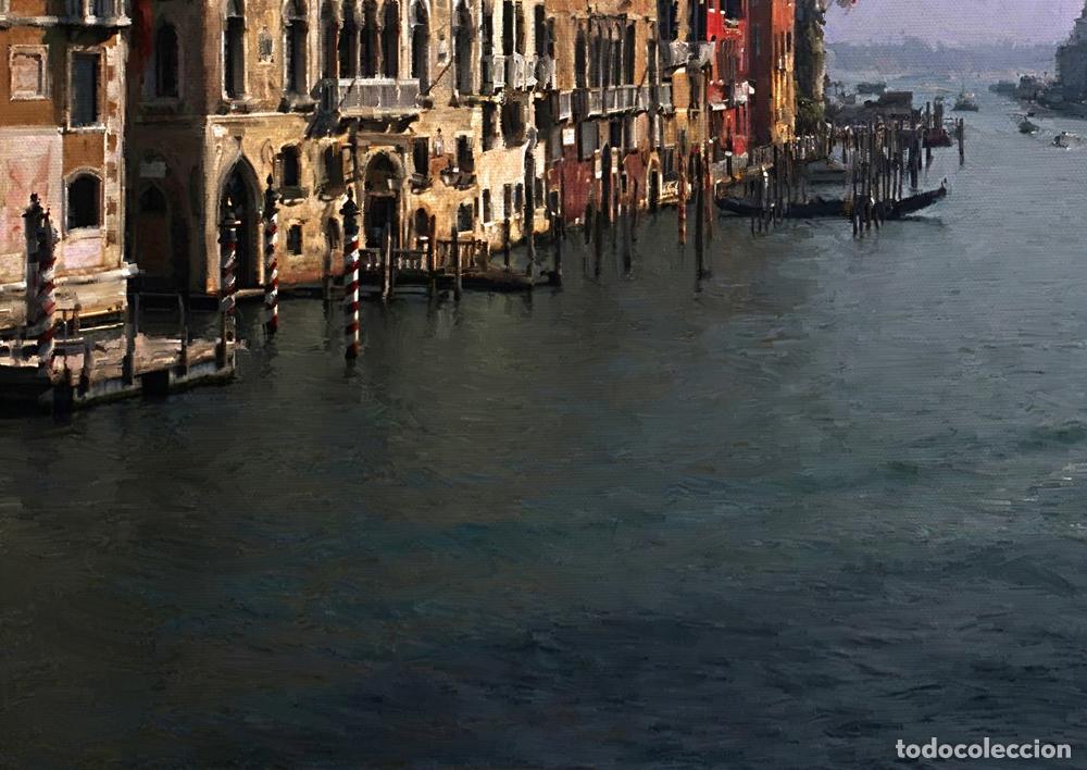 Otros objetos de arte: DAWN OVER VENICE - IMPRESION EN LIENZO DE ALGOD&Oacute;N ( 73 X 54 cm ) - Foto 4