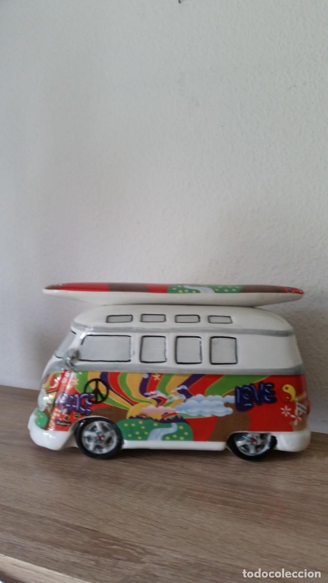 Otros objetos de arte: EXPLENDIDA UCHA MODELO DE BUS SELADO, PINTADO A MANO - Foto 1