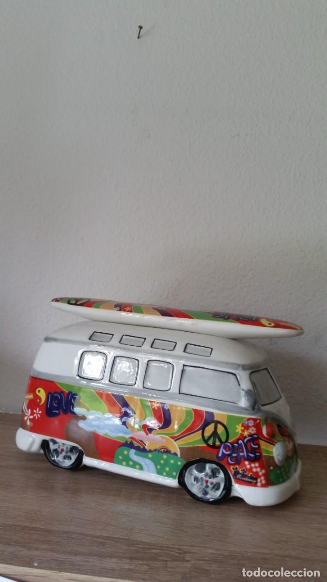 Otros objetos de arte: EXPLENDIDA UCHA MODELO DE BUS SELADO, PINTADO A MANO - Foto 4