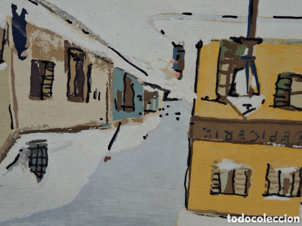 Otros objetos de arte: Cuadro firmado J. Vadin. - Foto 9